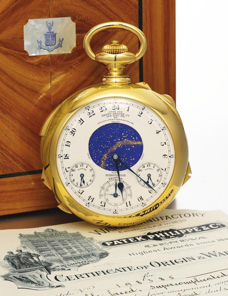 Barnebyscom's tweet photo. Patek Philippe’s The Henry Graves Supercomplication sets new #worldauctionrecord at @Sothebys: http://t.co/u34mwncgrc http://t.co/fyGkqaYeRy