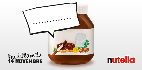 Nutella_Italia's tweet photo. Sei pronto a vedere il tuo tweet #nutellaseitu sul vasetto di Nutella? Ti aspettiamo il 14 novembre!!! ☺ http://t.co/qwjpJZ9j5K