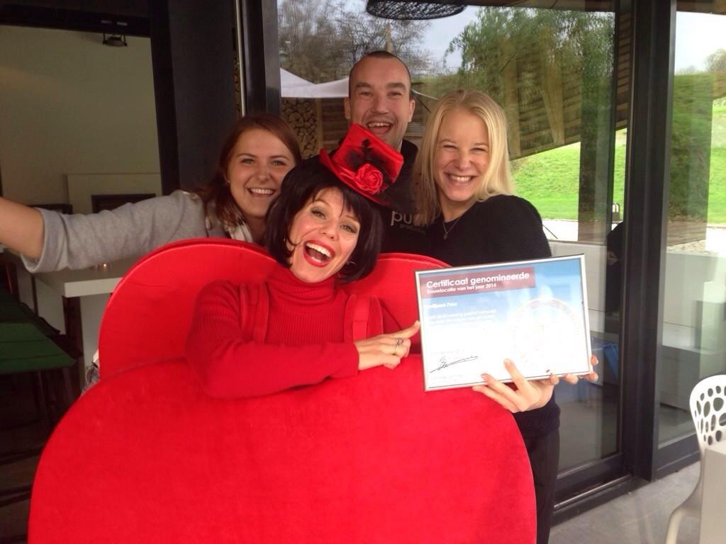 Trots op onze eigen locatie <a href="/PaviljoenPuur/">Paviljoen Puur</a> genomineerd voor de #DutchWeddingAward #dwa2014