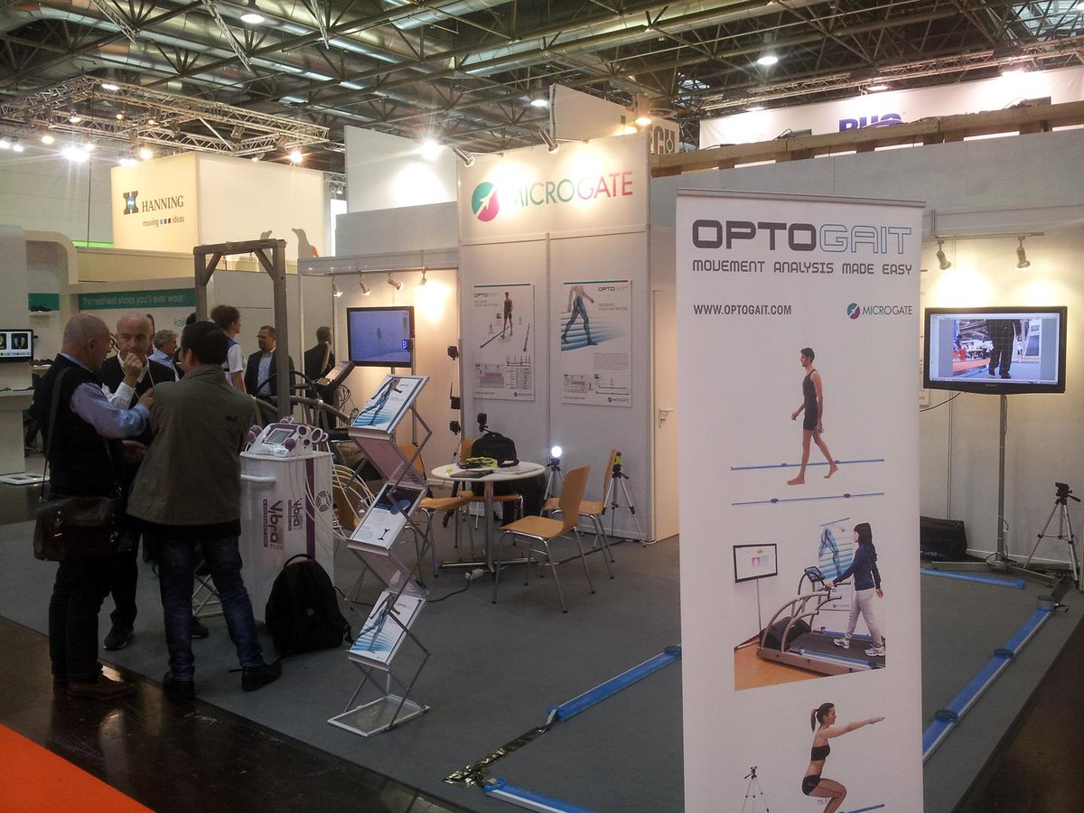 microgate's tweet image. Want to test your Gait or posture with #OptoGait 2D ? Come to our booth at #Medica2014 Hall 05/D29