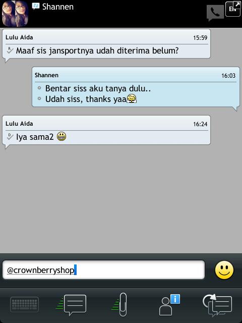 CrownberryShop's tweet photo. #testimoni http://t.co/6cwRSrN3pC