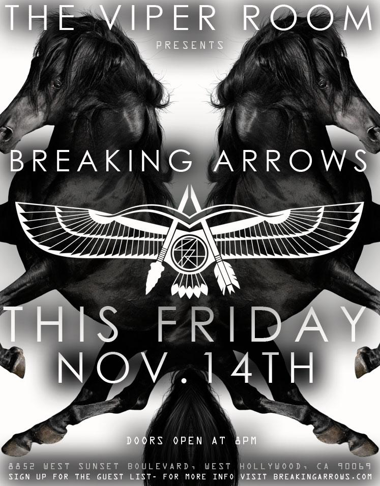 Breaking_Arrows's tweet photo. Show @ The Viper Room!!! Come and join us on,14th (Fri) at 9:30PM at the Viper Room 8852 W Sunset Blvd!! http://t.co/KvbFI0gdmi