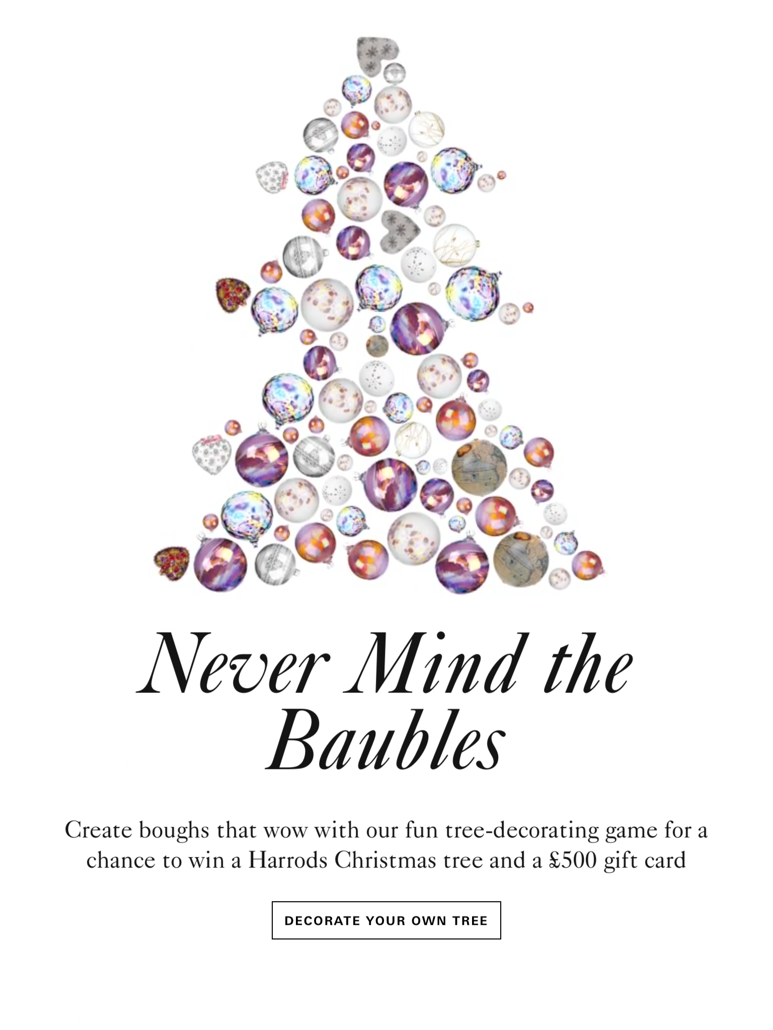 Harrods On Twitter: Win A #Harrodschristmas Tree And A £500 Gift Card  Courtesy Of #Harrodsmagazine. #Boughwow Http://T.co/Rvpd2qyakj  Http://T.co/Uzyb38ma37 / Twitter