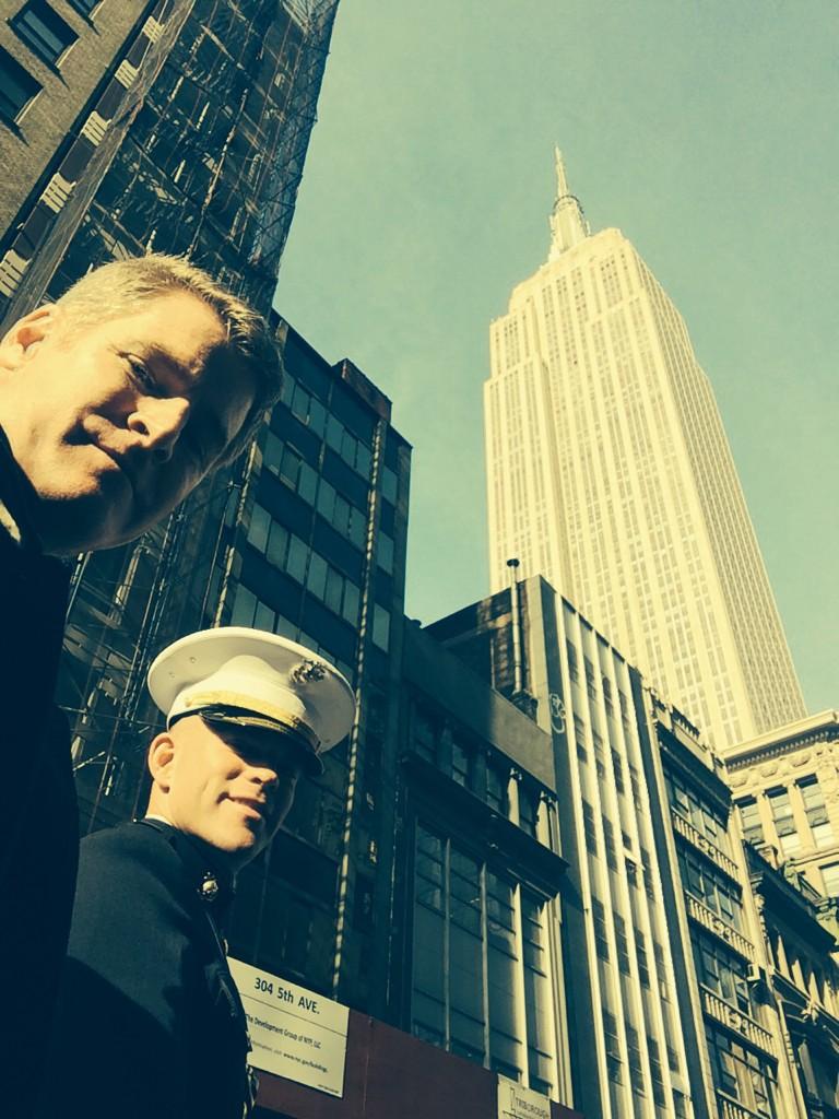 johnedauer's tweet image. Great time with @JamieKaler and @msmithcountry and @military_family yesterday in NYC, incredible people to work with!