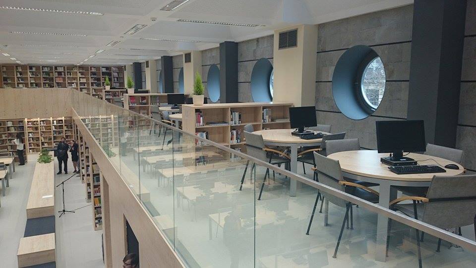 Feel free to judge the book by its cover: our gorgeous renewed Vaclovas Biržiška Reading Room has a lot to offer!