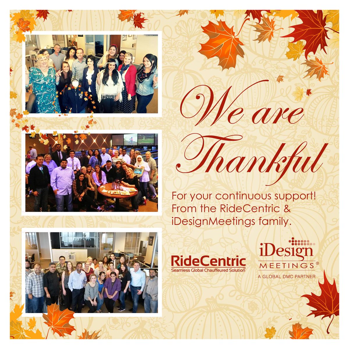 This month we're giving thanks to our clients for their continuous support! #givethanks