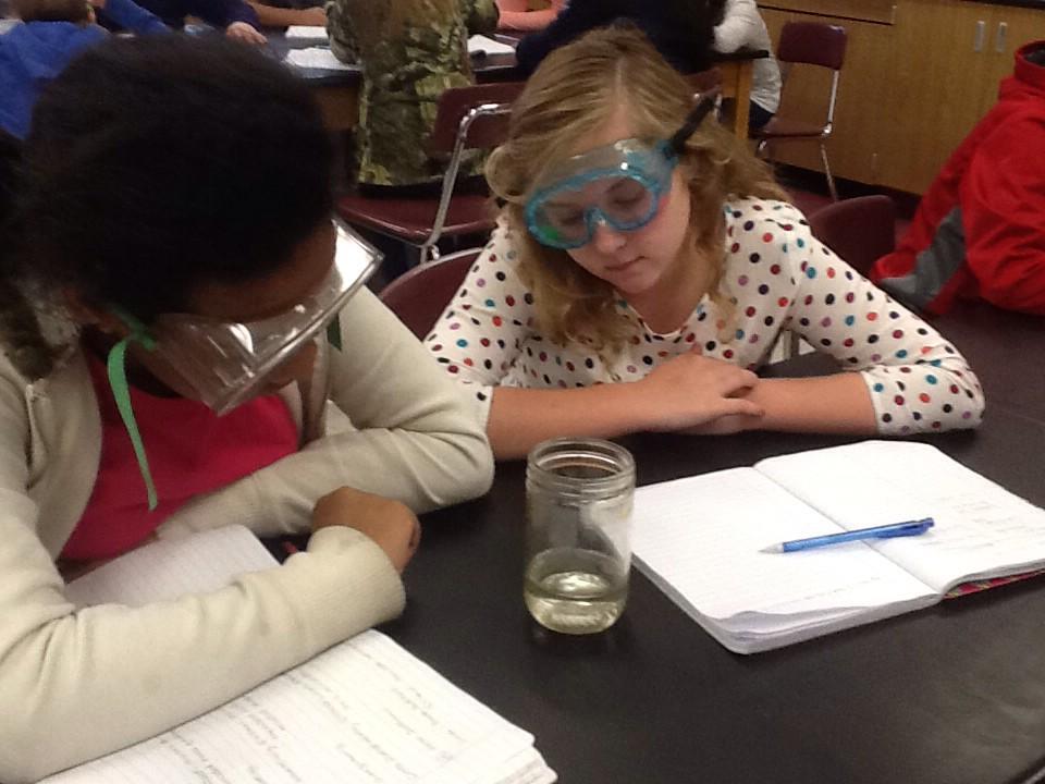 EastFalcons's tweet photo. @twalker_tina class working on an erosion lab. http://t.co/yygQHkwLEh