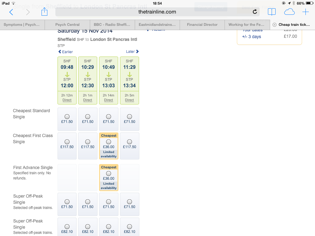 campbers1's tweet image. So I can travel half price to London from Sheffield, First Class 
#worldsgonemad #bustedalgorithm