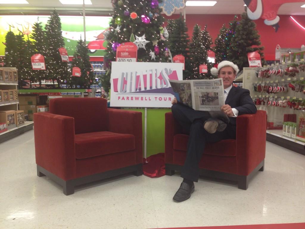 deckerjh's tweet photo. Wow now I know what it feels like to be on @TheEllenShow
Family will be jealous!
#ChairsFarewellTour @EllensRedChairs http://t.co/ty25F2dCTV