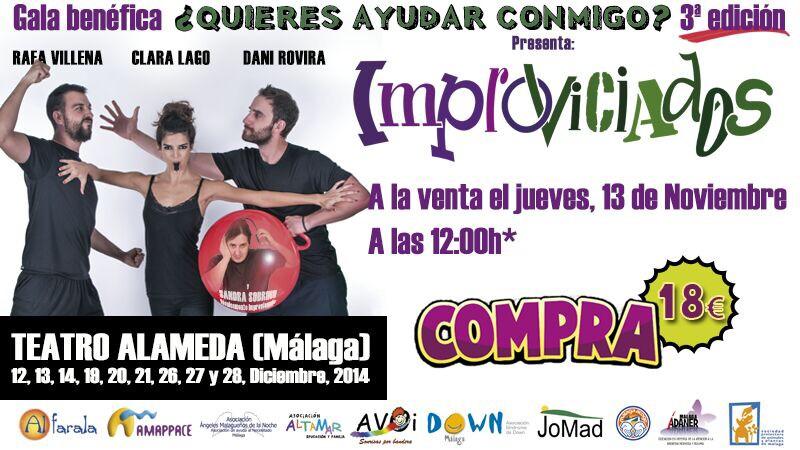 DANIROVIRA's tweet photo. En el tercer año de #QuieresAyudarConmigo ayudarán conmigo @Rafa1Villena y @ClaraLago1 traslarisa.es @teatroalameda http://t.co/uiehcKqIYB