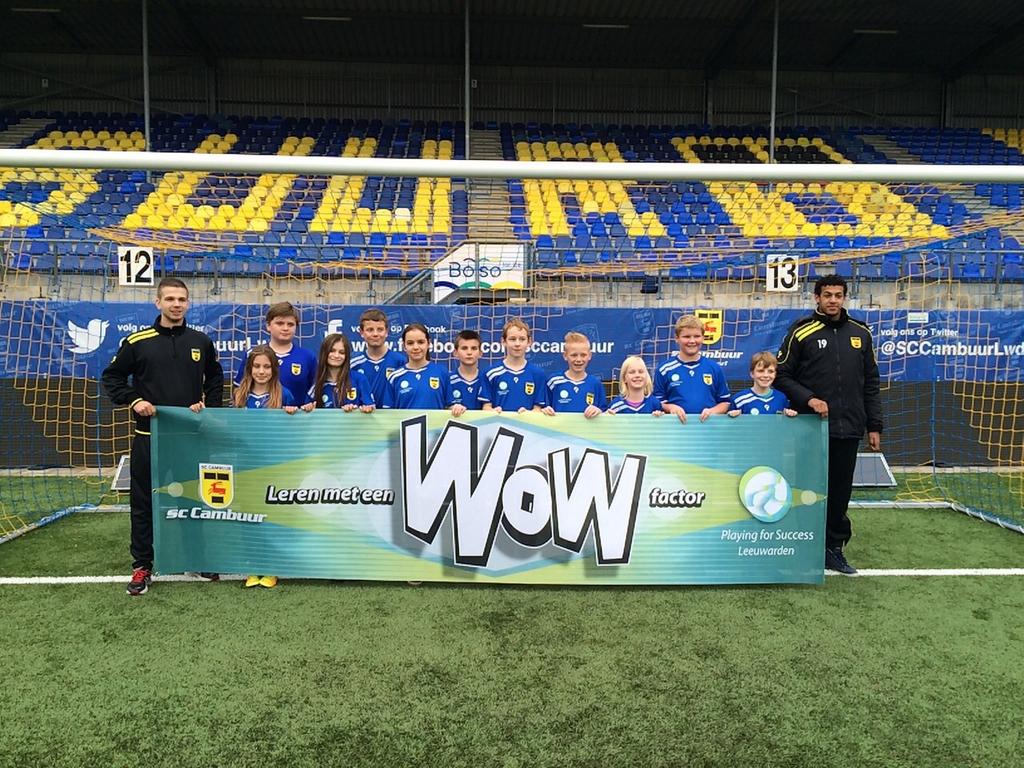 PfSLeeuwarden's tweet photo. WOW 5 jaar Playing for Succes in Nederland! @pfsnl En al dik 2 jaar in #leeuwarden @SCCambuurLwd Feest!!! http://t.co/43wBH8Wmc2
