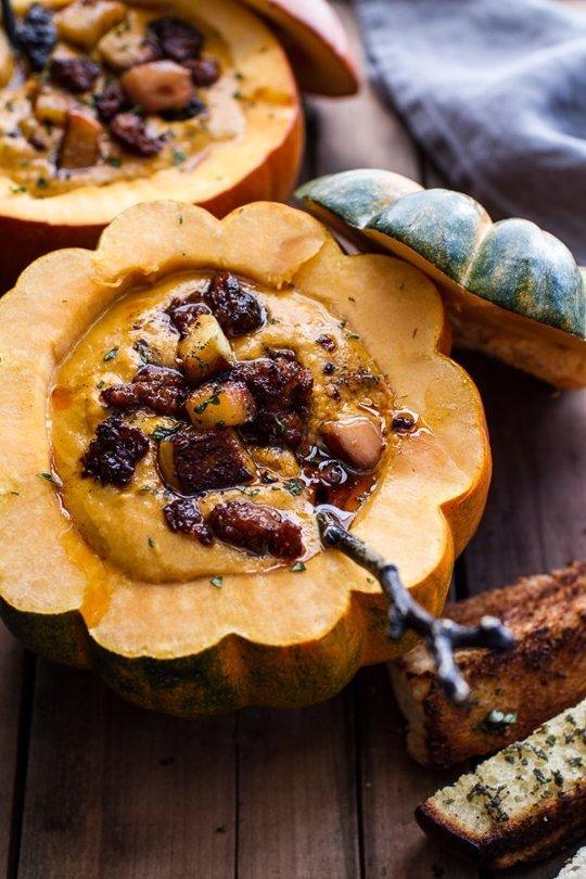 thekitchn's tweet photo. Let’s take a moment of silence to appreciate this squash soup: http://t.co/6Rfb55KDzZ #DeliciousLinks http://t.co/3iw2PxY1Sc