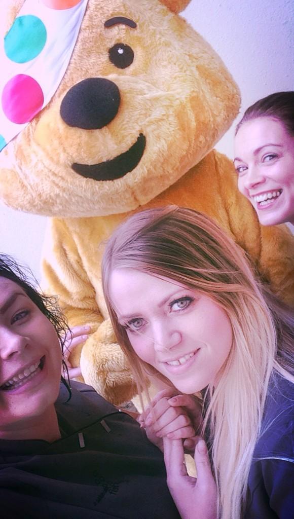 HannahASCF's tweet photo. @plymouthprop @saloncalledfish @akskintherapy @SarahASCF pudsy in #ivybridge! He was adorable @childreninneed http://t.co/Y1KZfleRaw