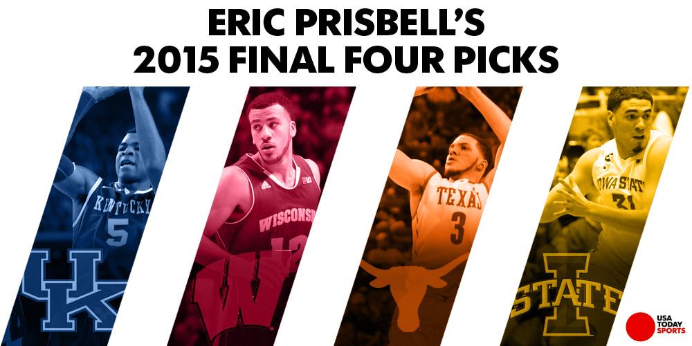 usatodaysports's tweet photo. .@EricPrisbell also weighs in with his Final Four picks:  http://t.co/ayxMxIFkGy http://t.co/9yRd4ti0qn