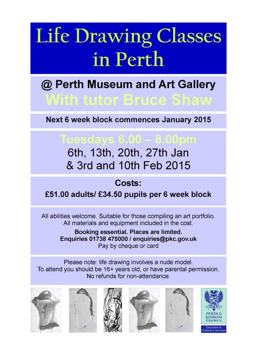 createfuturespk's tweet photo. ^The next set of Life drawing classes at Perth Museum are starting in January http://t.co/av8Ry18hXv