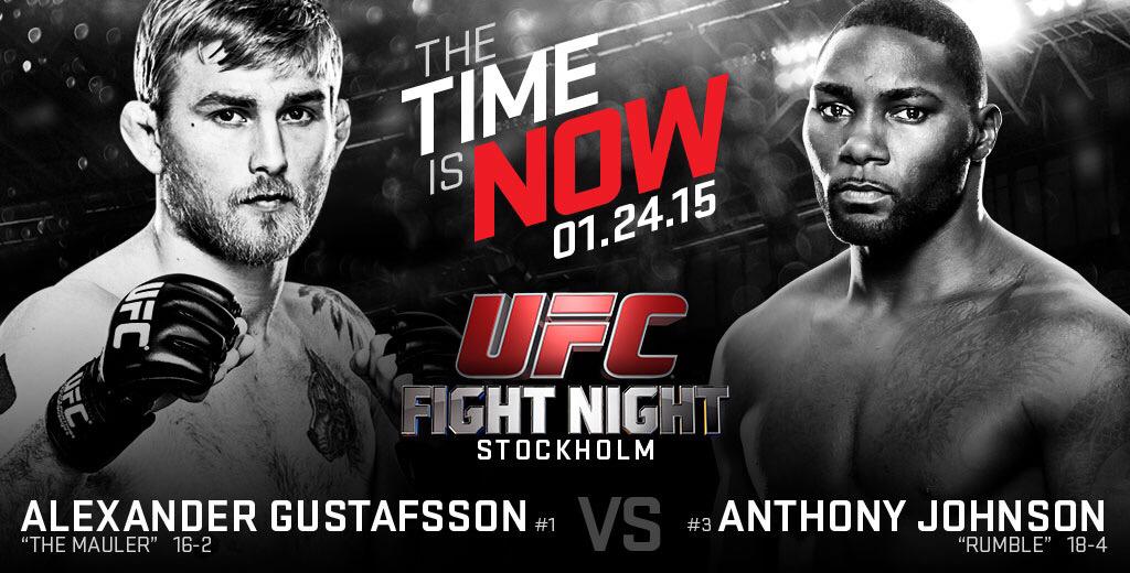 UFC_AUSNZ's tweet photo. Breaking News! #UFCStockholm: @AlexTheMauler vs @Anthony_Rumble 1/24/15 at @Tele2_Arena! 
http://t.co/GLkFRFKCfu http://t.co/BHyt1JsahT