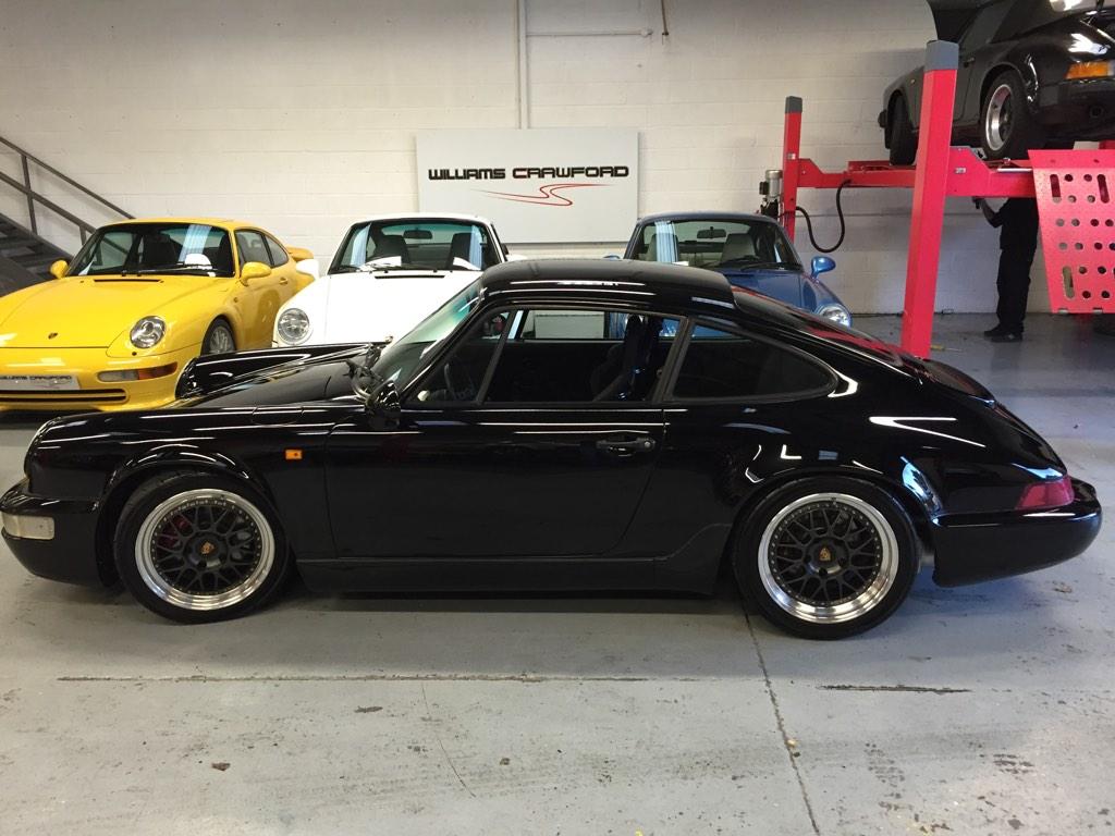 Black 964 just arrived for sale. An ideal track car for someone!! #porsche #nosubstitute #WCP4P