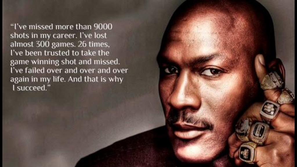 jterdimanUSA's tweet photo. Whenever something gets me down, all I have to do is read this quote. Pure gold! #MJ23 #FailureEqualsSuccess #QOTD http://t.co/D3hVMiXnqk