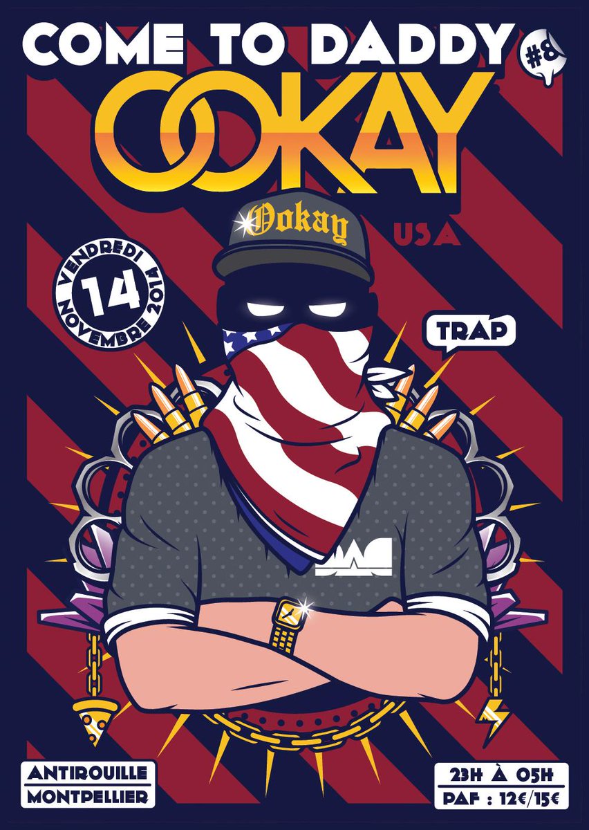 "Come To Daddy #8" by #DADCrew at <a href="/Antirouille_MTP/">l'Antirouille</a> on nov 14 with <a href="/Ookayx/">Ookayx</a> !!! #Trap

Event : j.mp/dad-come-to-da…