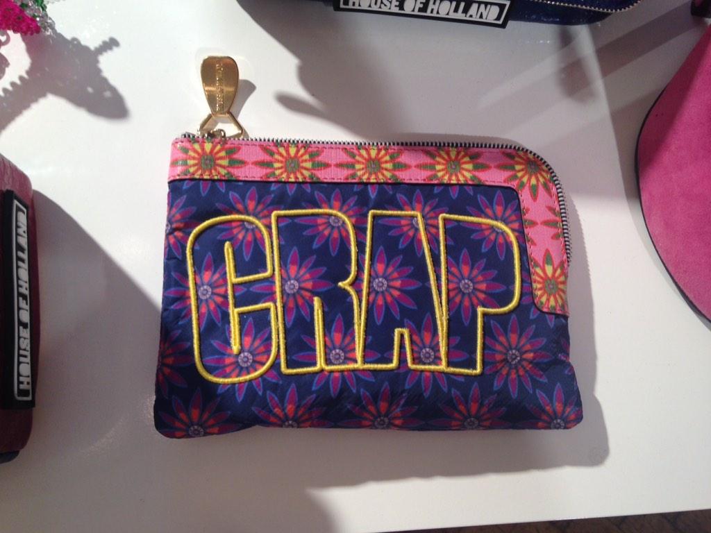 TheLDNDiaries's tweet photo. Crap bag literally @HouseOfHolland @TheCommsStore 👌 #SS15TCS http://t.co/SBpMxUXv5Q