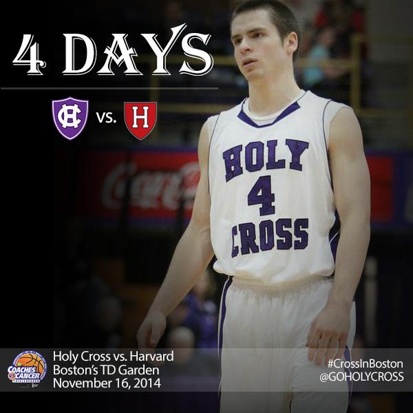 HCrossMBB's tweet photo. We are so close, Chris Jayne gives you a reminder! #CrossInBoston #BeatHarvard http://t.co/jYaMtOhmt1