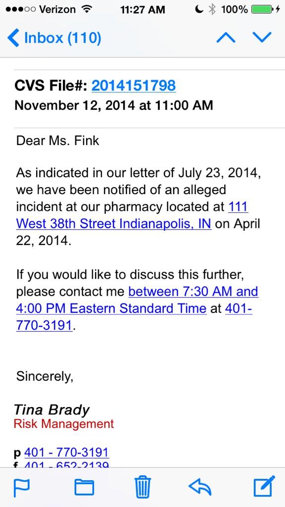 seriously <a href="/CVS_Extra/">CVS Pharmacy</a> ... worst customer service ever!!! I tried being nice.