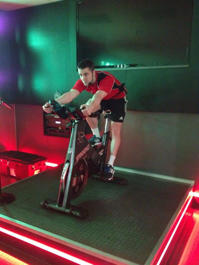 primamatt's tweet image. #teamcjs smashed #VP spin class today. All ready for the relaunch on Monday at 6. Come and train like a pro cyclist!