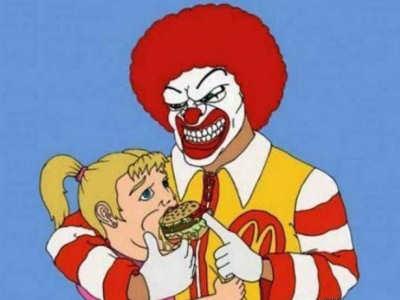 Author_BKQueen's tweet photo. #CreepyClowns #McDonaldsKillerburgers #horror http://t.co/l5dU9cHYdl