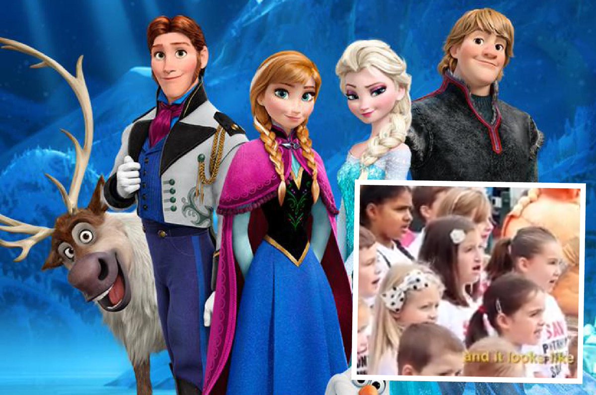 WalesOnline's tweet photo. 'Let us stay!': Watch how these children used Disney's Frozen in a bid to save their school http://t.co/jYHfWkdVs5 http://t.co/gBOemZEiUi