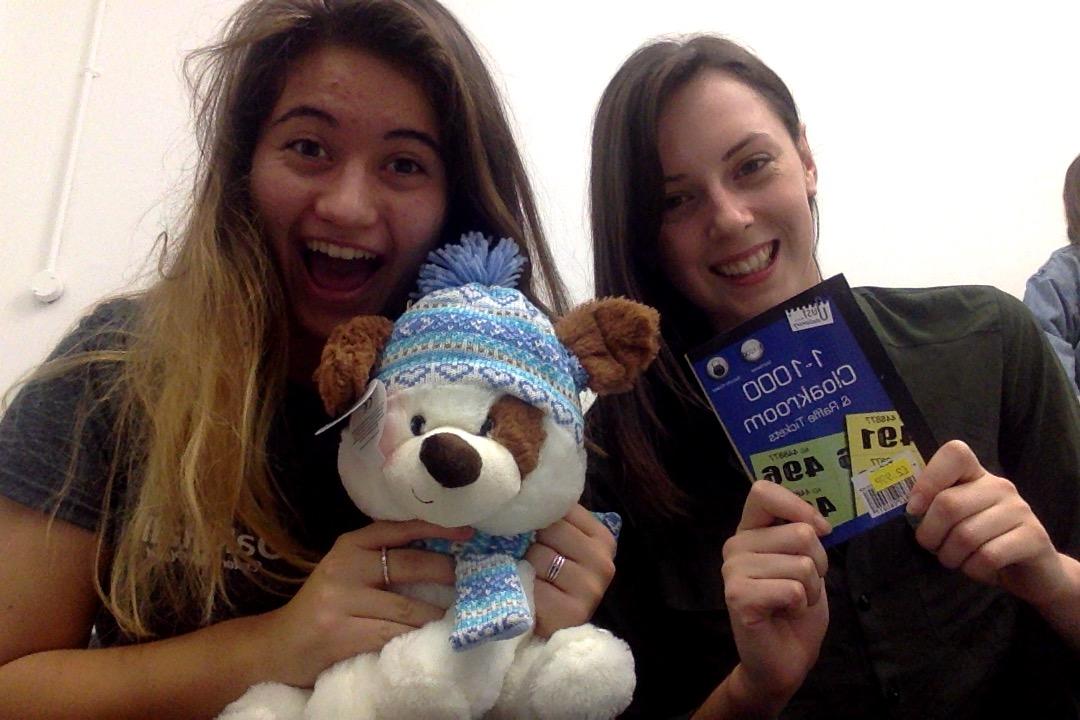 Eight_SW's tweet photo. Producers @Emmango15 &amp; @victoriahoranx are happy with all the sponsorship prizes we have gathered for LAUNCH NIGHT! http://t.co/YxrLRRTXLI