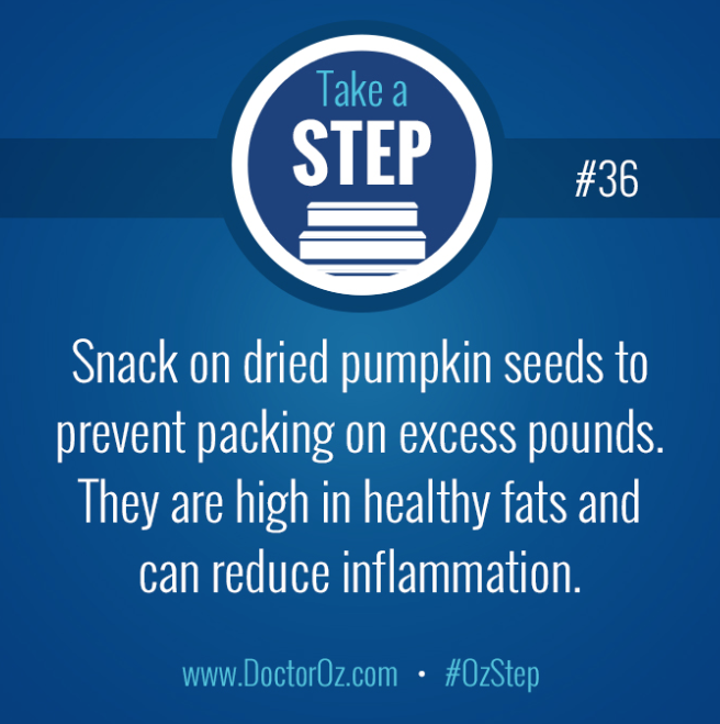 DrOz's tweet photo. Use this snack tip to avoid weight gain #OzStep http://t.co/mM37WuBHEg