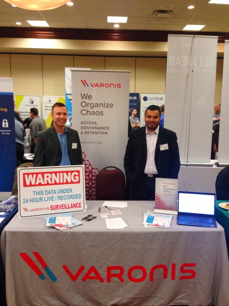 Exucom's tweet photo. @varonis and Exucom at @DataConnectors schaumburg! http://t.co/pZQaecFenZ