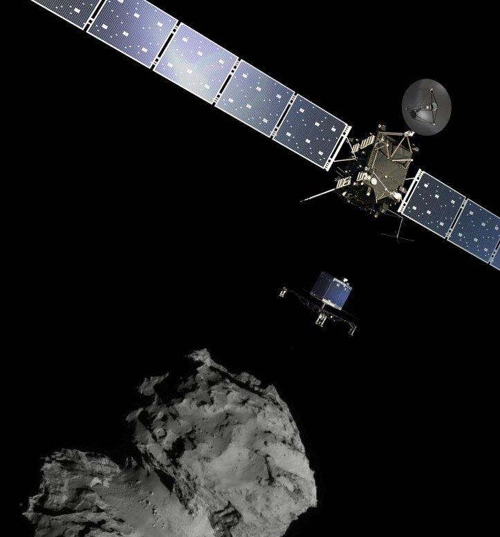 tinynietzsche's tweet photo. comet: come over
philae: I'm trying to synchronize orbits
comet: my parents aren't home
philae: http://t.co/aF6aQshhgx