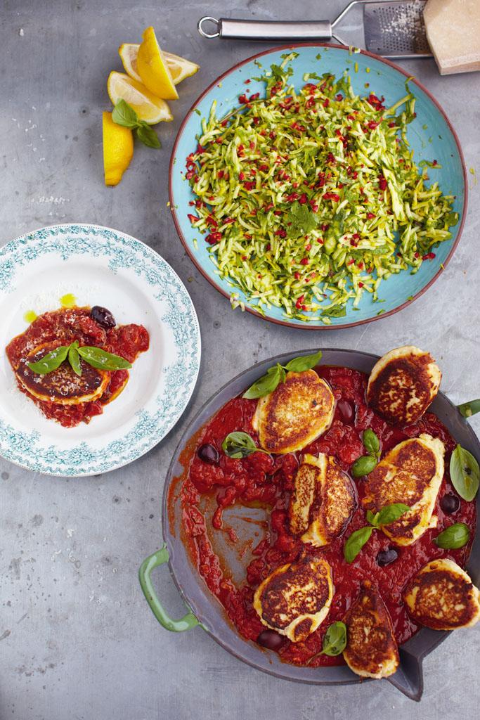 jamieoliver's tweet photo. #Recipeoftheday is Ricotta fritters &amp; a courgette salad. A proper, wholesome meal in minutes http://t.co/iNMzYmJhWB http://t.co/cMXrTEu81A
