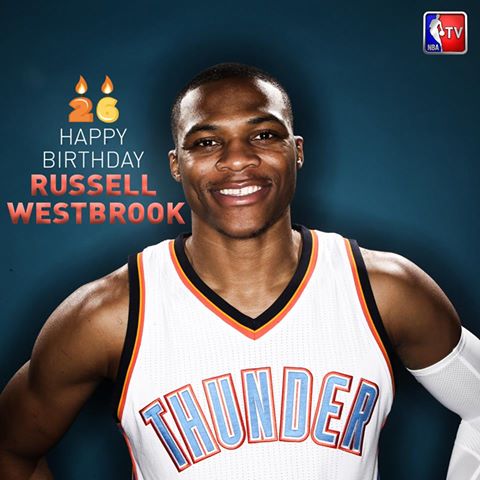 Happy Birthday Russell Westbrook! 
