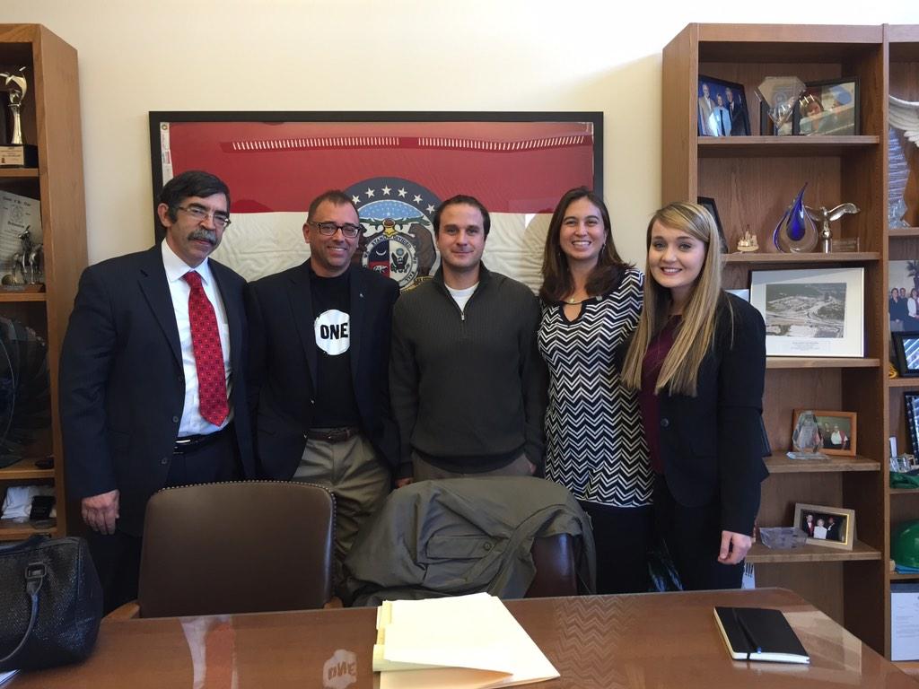 RESULTS_STL's tweet photo. Proud 2 lobby w @ShotAtLife &amp; @ONECampaignSTL asking for @clairecmc to write @WhiteHouse abt @gavi pledge 4 vaccines http://t.co/iOc3teTy4J