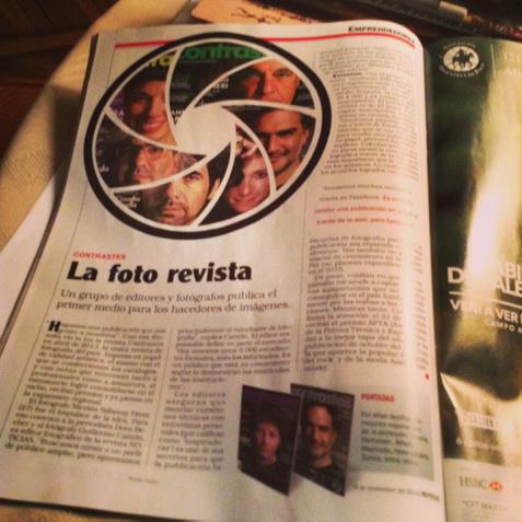 Revista Contrastes en Noticias. Gracias Colegas!