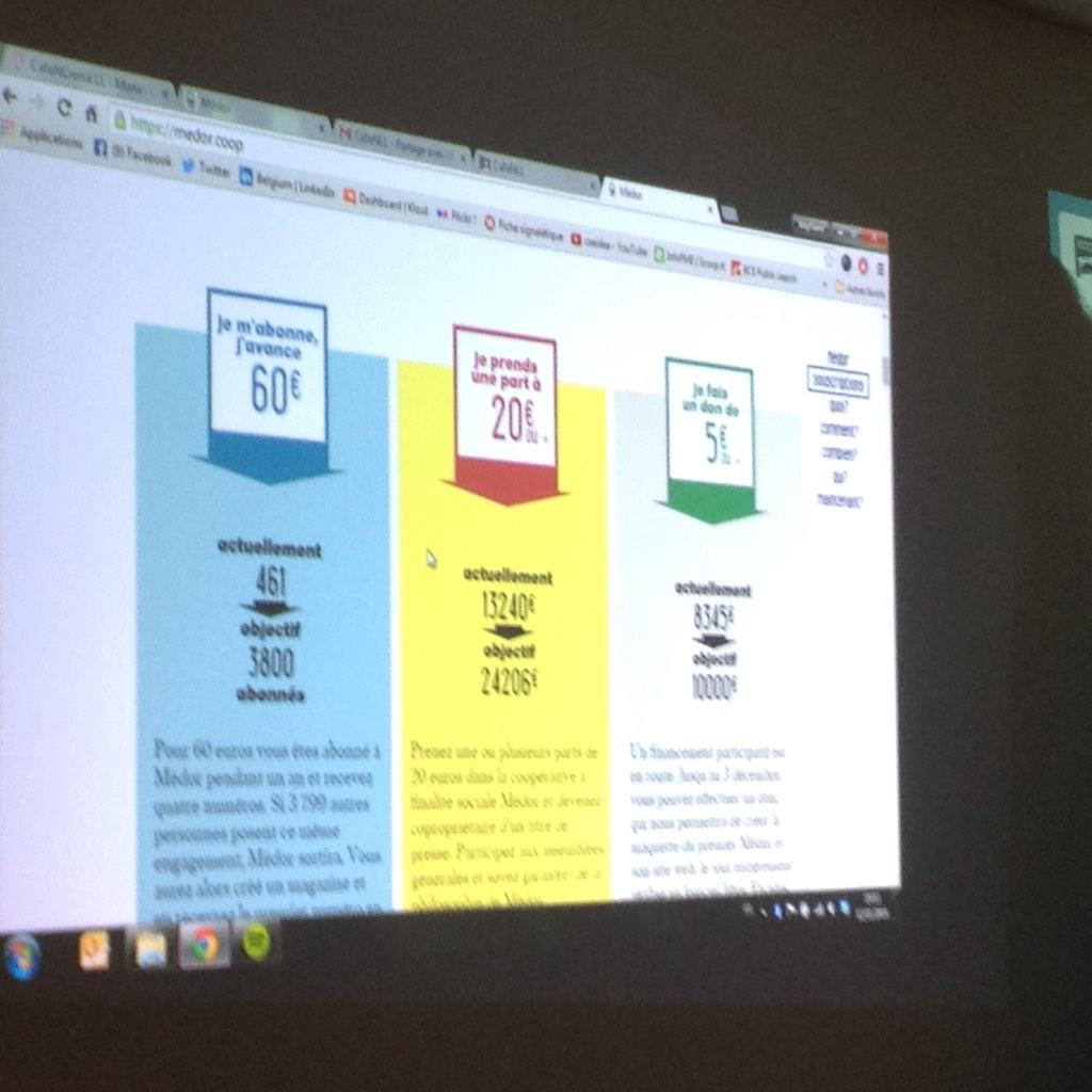 3 moyens de financement, c'est la collaboration mise en avant par @Medor_mag - #cafenll