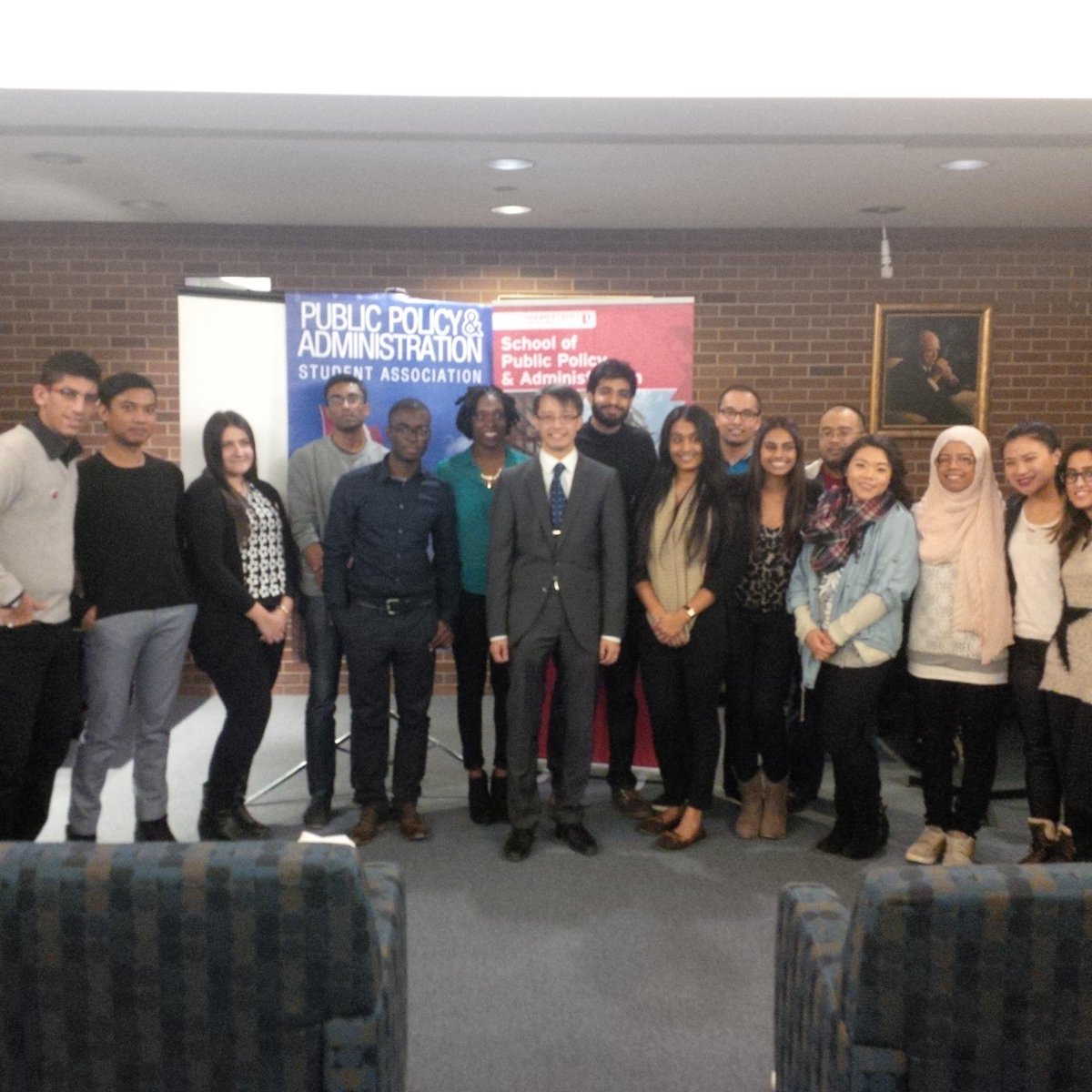 ArnoldChanLib's tweet photo. Thank you @ppasaYork for inviting me to speak at your forum on public admin and policy. Good luck on midterms! http://t.co/nePohx0JxX