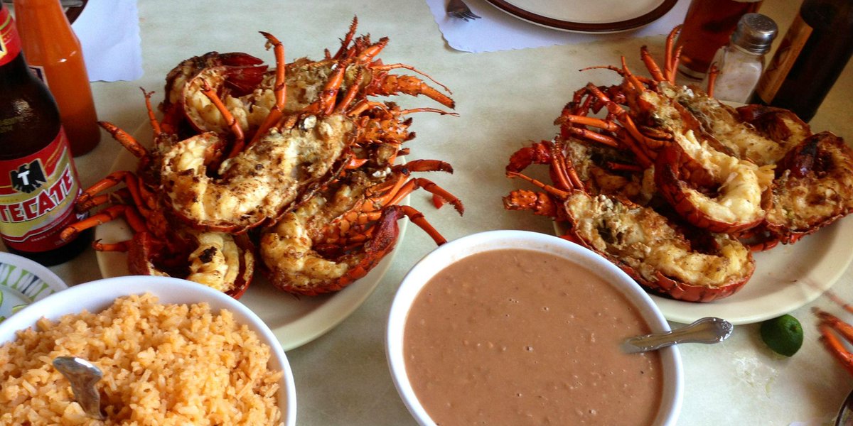 animalgourmet's tweet photo. ¿Dónde habitan las langostas más deliciosas de México? En Puerto Nuevo, Baja California.  http://t.co/j54b3UuxlF http://t.co/4bk0EI7bQQ