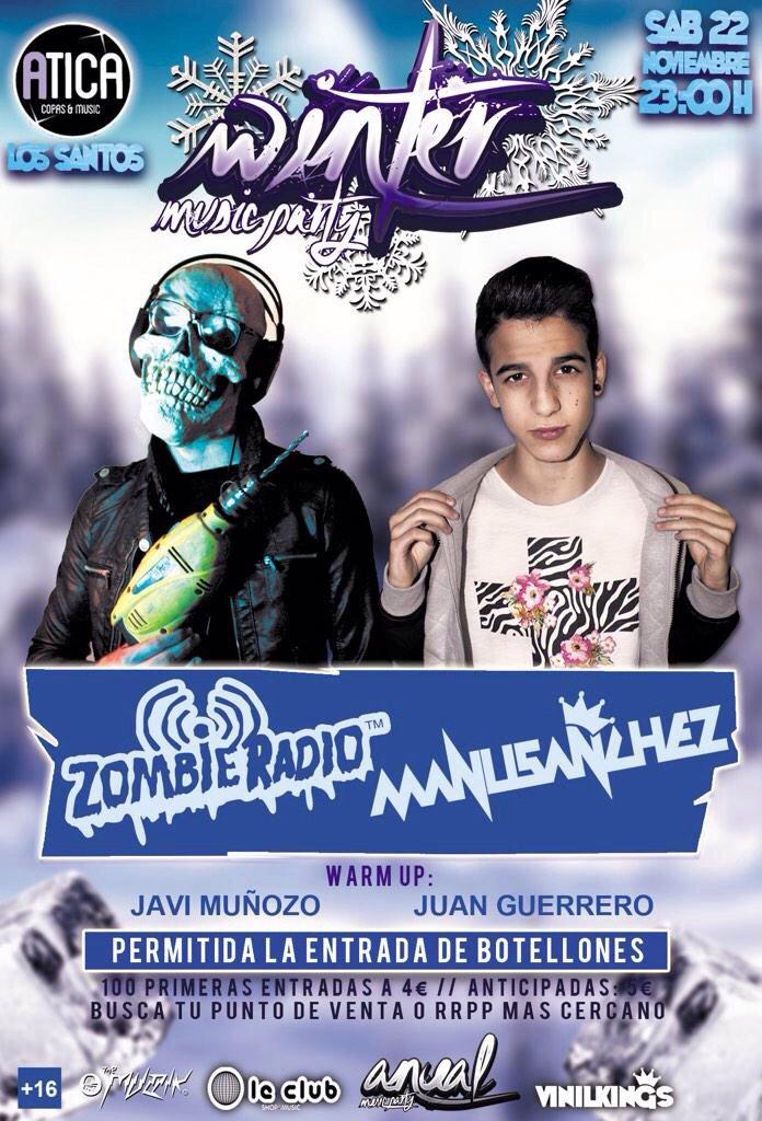 ZombieRadioTime's tweet photo. El próximo sábado 22 de noviembre nos vemos en Los Santos de Maimona, @SalaAtica. No faltes
#CRUUUNNNCHHHH, 💀 http://t.co/ut7OwEHTGo