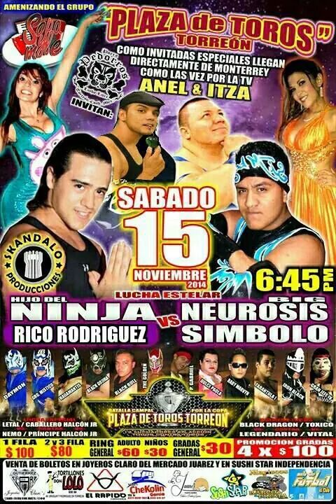 _ittsaAlvarado's tweet photo. Nos vemos este 15 de noviembre!
Plaza de toros torreon:) los esperamooos! http://t.co/B1nIdkveRN