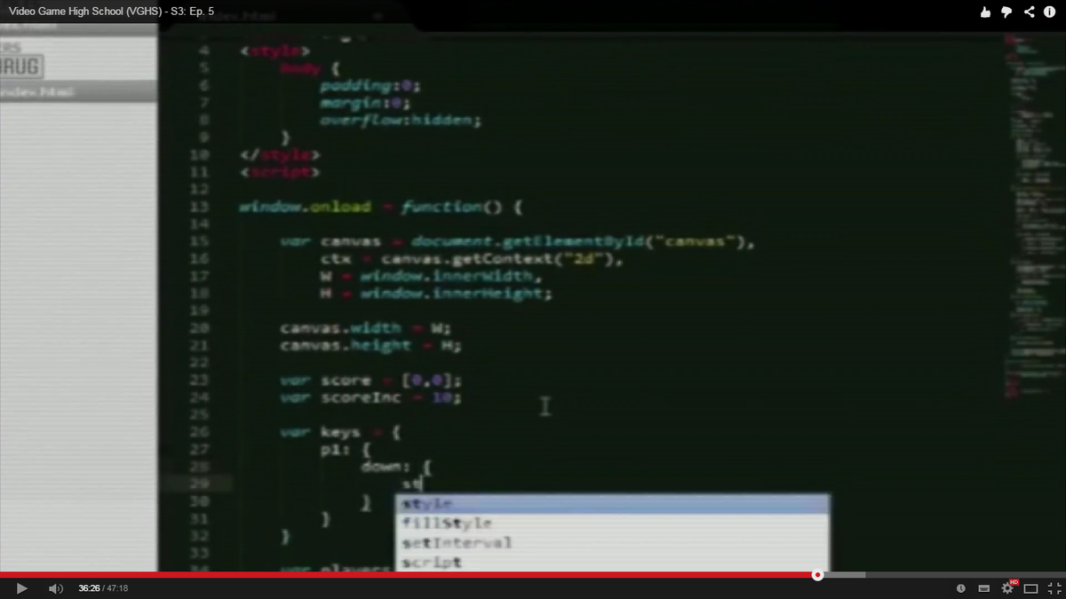 EtienneBatise's tweet image. #SublimeText2 and #HTML5 code spotted on last @VGHS episode. You can see it here --&amp;gt; youtu.be/VuY22f8y4ws