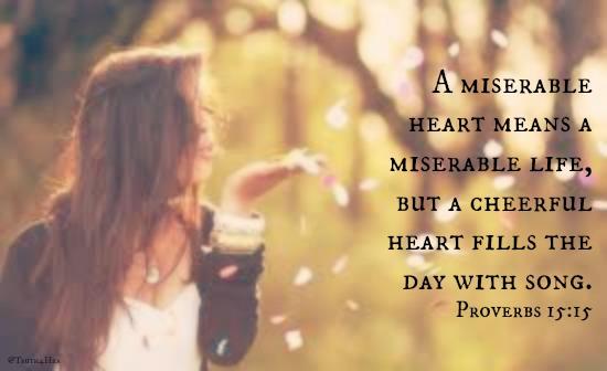 Truth4Her's tweet image. Real happiness is always determined by the state of the heart. &amp;lt;3 #heartcheck #proverbs1515 #proverbstruth #happiness