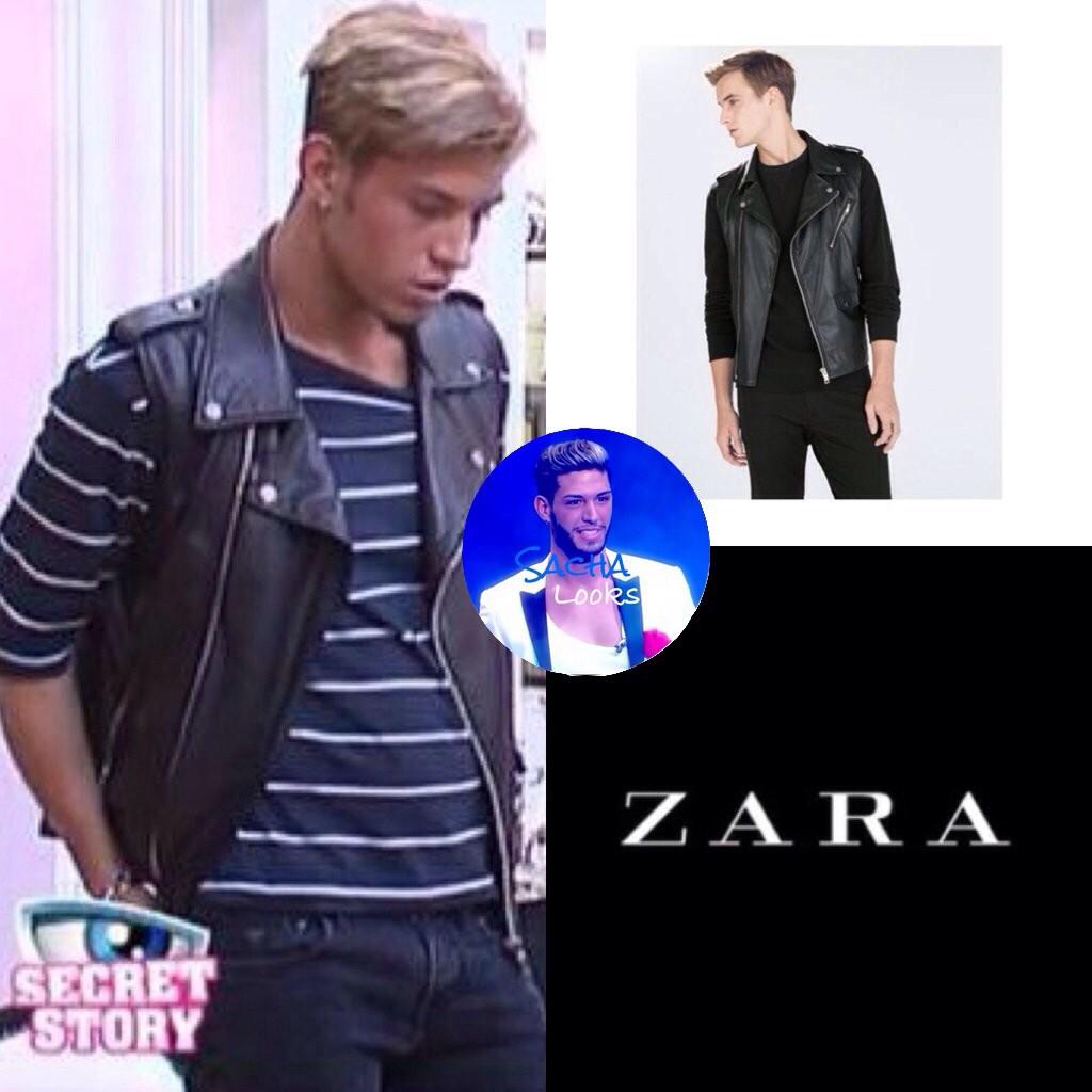 SachaLooks's tweet photo. Look 14 : Sacha porte une veste en cuir sans manche de chez Zara. (Actuellement disponible et magasin et sur le site) http://t.co/jwniZ6D5Xv