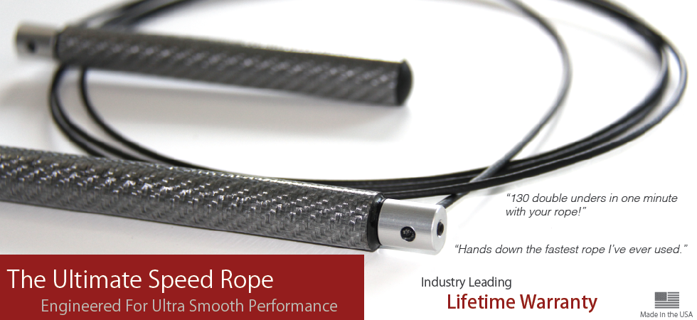 We're so confident in our quality that our speed ropes now come with a LIFETIME warranty!  revletics.com