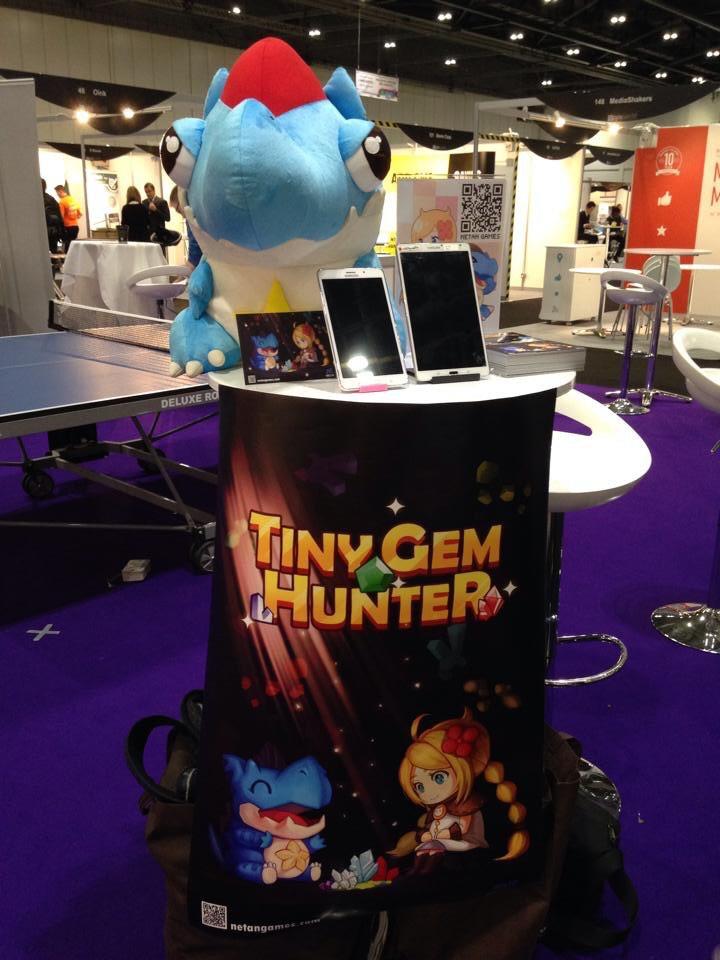 NETANGames's tweet image. First day @Apps_World ！
#NETAN #TinyGemHunter