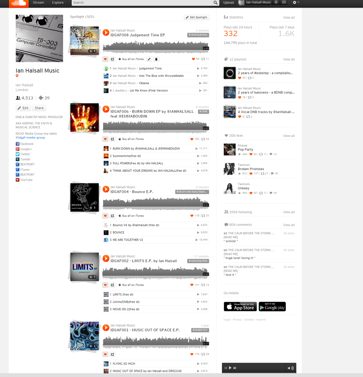 ianhalsall's tweet photo. follow @ianhalsall (ME) on #soundcloud for #dnb & #dubstep #bassness https://t.co/treEUtTkW7 #edm #dubstep http://t.co/23PA7leF64