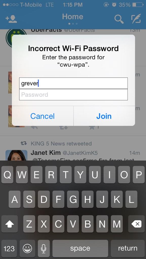 GreveRachel's tweet photo. Sorry but my password is correct #WPAProbs http://t.co/ue0se6yaFm