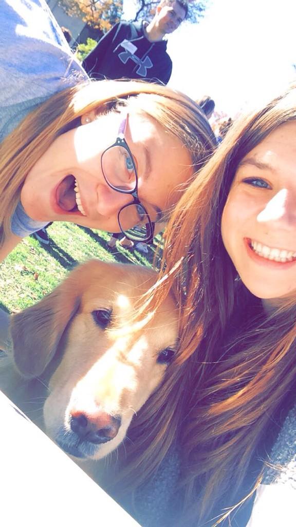 AmericanNRHH's tweet photo. VP @NBub123 &amp; member @lindsmalcolm had so much fun at our De-Stress with Dogs event! Thanks to all who attended! 🐶 http://t.co/htXkdX042p
